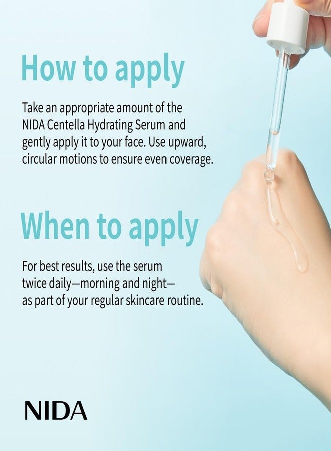 NIDA Centella Hydrating Serum | Centella Asiatica, Hyaluronic Acid | Hydration, Calming & Soothing, Skin Balancing, Skin Barrier | 1.69 fl. oz., 50ml (Updated) - Image 5